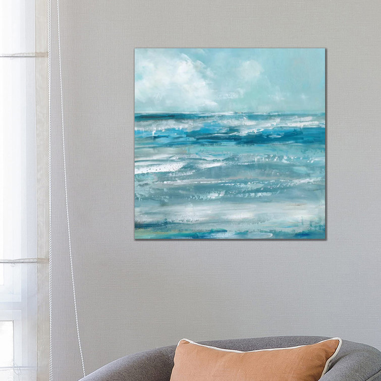 Etta Avenue Windswept Waves by Sally Swatland Wrapped Canvas Painting